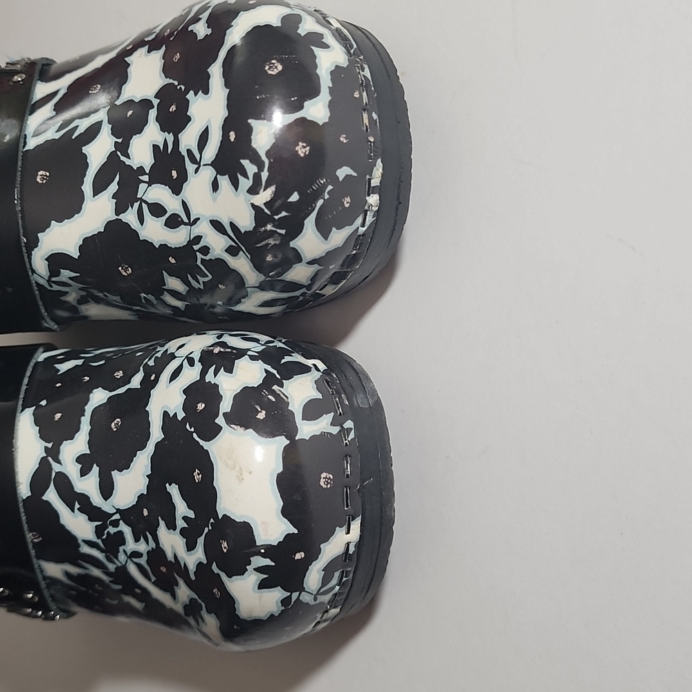 Sanita Clogs Koi Black and White - Picture 6 of 9